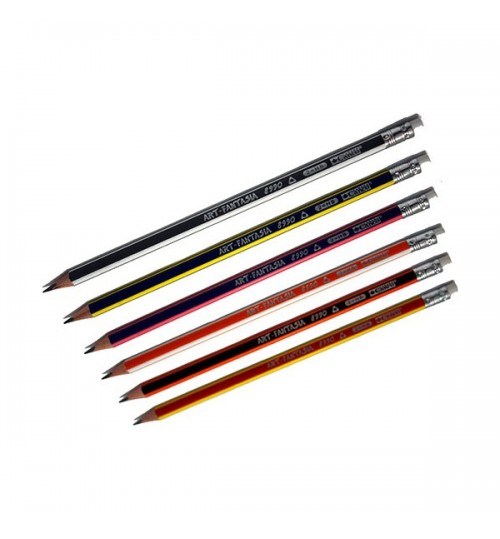 انواع مداد مشکی   CANCO HB کنکو پاک کن دار 12 عددی119040